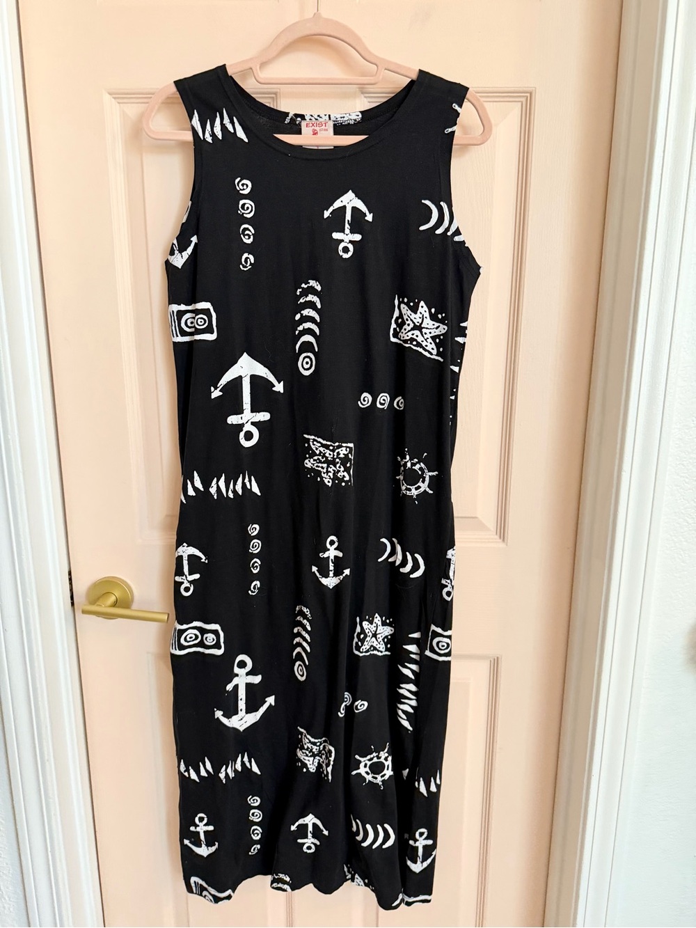 Vintage black exist dress
